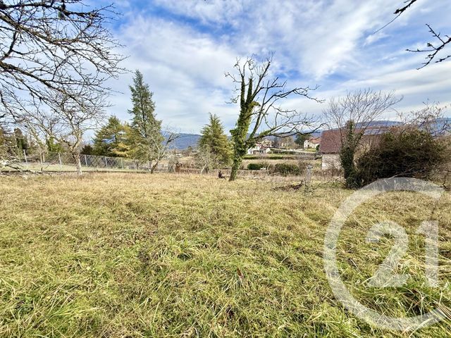 terrain à vendre - 1011.0 m2 - BELLEY - 01 - RHONE-ALPES - Century 21 Le Colombier